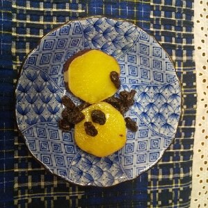 さつまいもとレーズンの檸檬煮